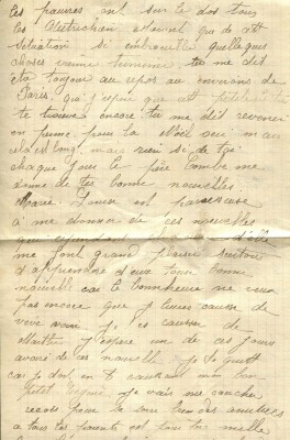 9 - Lettre de Hortense Faurite adressée à son fiancé datée du 19 septembre 1914 (2).jpg