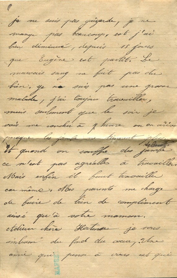 50 - Lettre de Marie Louise Felenc à Hortense Faurite datée du 29 février 1916- Page 4.jpg