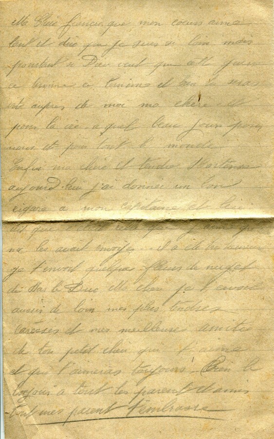 94 - Lettre d'Eugène Felenc adressée à sa fiancée Hortense Faurite datée du 21 avril 1916 - Page 4.jpg