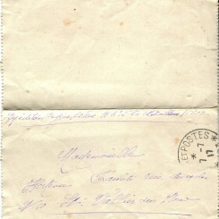 7 Juillet 1917 (date du tampon) - Recto Carte Lettre d'Eugène Felenc à sa fiancée Hortense Faurite.jpg
