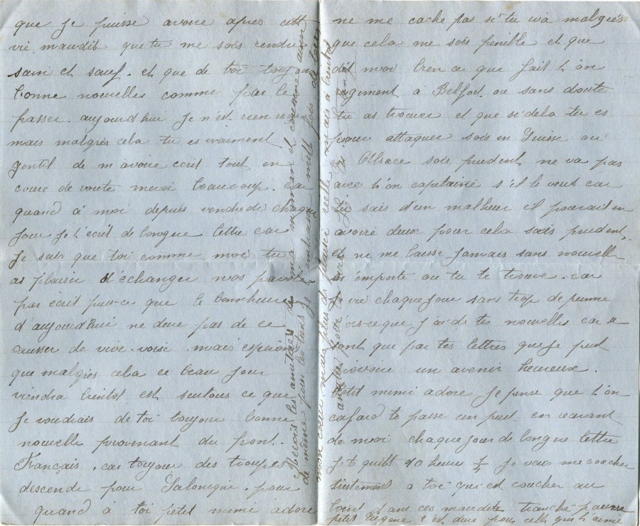 8 - Lettre de Hortense Faurite à Eugène datée du 9 janvier 1917-pages 2 et 3.jpg