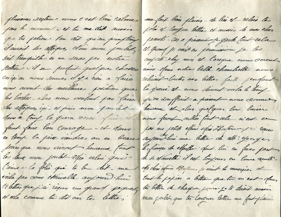 41 - Lettre de Eugène Felenc à sa fiancée Hortense datée du 25 janvier 1917-pages 2 et 3.jpg