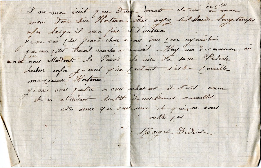 42 - Lettre d'un ami adressée à Hortense Faurite datée du 26 Janvier 1917 - Page 3.jpg