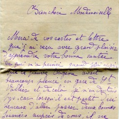 50 - Lettre de Justine Felenc à Hortense Faurite datée du 29 janvier 1917-page 1.jpg