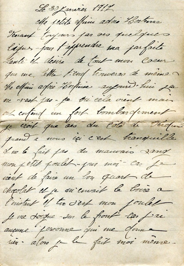 58 - Lettre de Eugène Felenc à sa fiancée datée du 30 janvier 1917-page 1.jpg