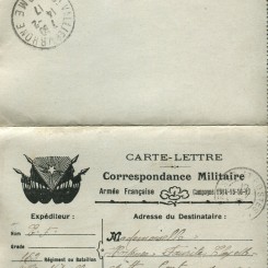 118 - 14 février 1917 (date du tampon)- Recto d'une carte lettre d'Eugène Felenc adressée à Hortense Faurite.jpg