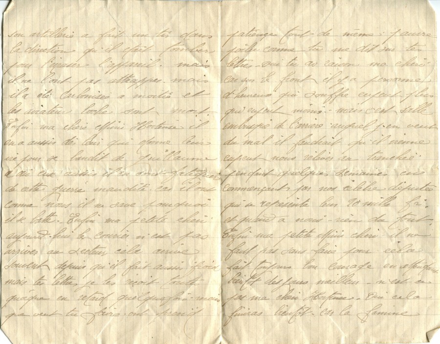 123 - 16 février 1917-Lettre d'Eugène Felenc adressée à Hortense Faurite-pages 2 & 3.jpg