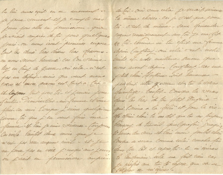 133 - 23 février 1917-Lettre d'Eugène Felenc adressée à Hortense Faurite-pages 2 & 3.jpg