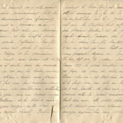 152 - 1er Mars 1917 - Lettre d'Eugène Felenc adressée à sa fiancée Hortense Faurite - Page 2 & 3.jpg