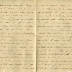 158 - 3 Mars 1917 - Lettre d'Eugène Felenc adressée à sa fiancée Hortense Faurite - Page 2 & 3.jpg