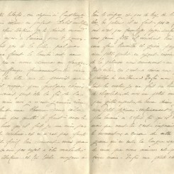 161 - 5 Mars 1917 - Lettre d'Eugène Felenc adressée à sa fiancée Hortense Faurite - Page 2 & 3.jpg