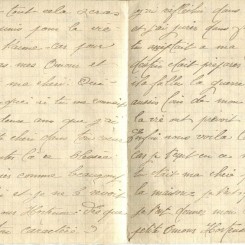 181 - 16 Mars 1917 - Lettre d'Eugène Felenc adressée à sa fiancée Hortense Faurite  - Page 2 & 3.jpg