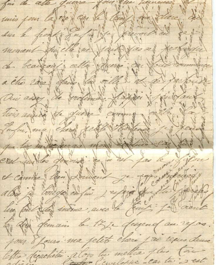 182 - 16 Mars 1917 - Lettre d'Eugène Felenc adressée à sa fiancée Hortense Faurite - Page 4.jpg