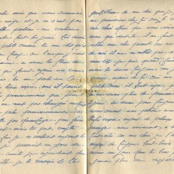 184 - 17 Mars 1917 - Lettre d'Eugène Felenc adressée à sa fiancée Hortense Faurite - Page 2 & 3.jpg