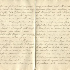 187 - 18 Mars 1917 - Lettre d'Eugène Felenc adressée à sa fiancée Hortense Faurite - Page 2 & 3.jpg