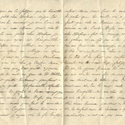 190 - 20 Mars 1917 - Lettre d'Eugène Felenc adressée à sa fiancée Hortense Faurite - Page 2 & 3.jpg