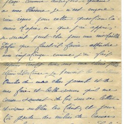 199 - 24 Mars 1917  - Lettre d'Eugène Felenc adressée à sa fiancée Hortense Faurite - Page 4.jpg