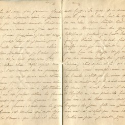 211 - (Non datée 2) Lettre d'Eugène Felenc adressée à sa fiancée Hortense Faurite - Page 2 & 3.jpg