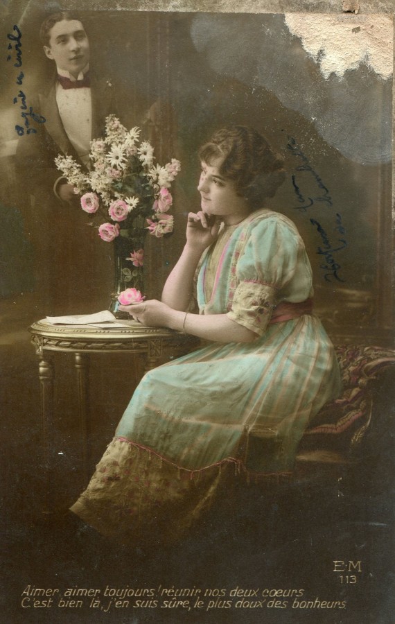 271 - 2 Mai 1917 - Recto d'une carte postale d'Eugène Felenc adressée à sa fiancée Hortense Fautire.jpg