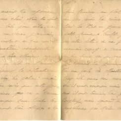 291 - 16 Mai 1917 - Lettre d'Eugène Felenc adressée à sa fiancée Hortense Faurite - Page 2 & 3.jpg