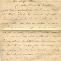 293 - 19 Mai 1917 - Lettre d'Eugène Felenc adressée à sa fiancée Hortense Faurite - Page 1.jpg
