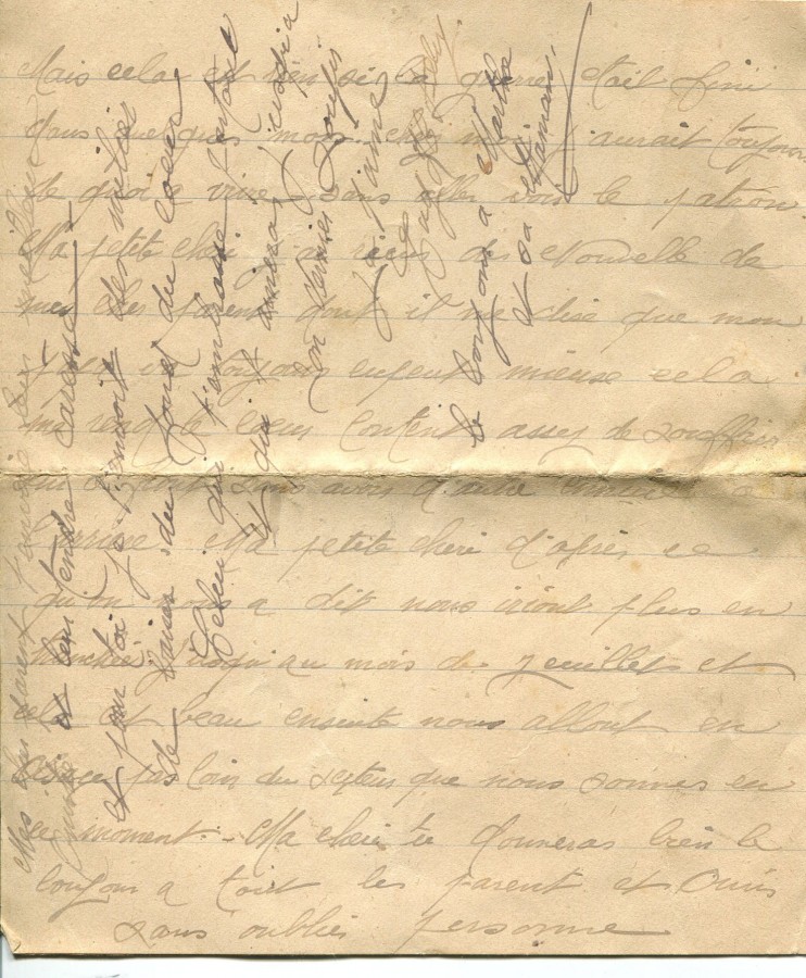 298 - 19 Mai 1917 (bis)  - Lettre d'Eugène Felenc adressée à sa fiancée Hortense Faurite - Page 4.jpg