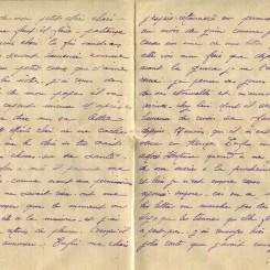 306 - 23 Mai 1917 - Lettre d'Eugène Felenc adressée à sa fiancée Hortense Faurite - Page 2 & 3.jpg