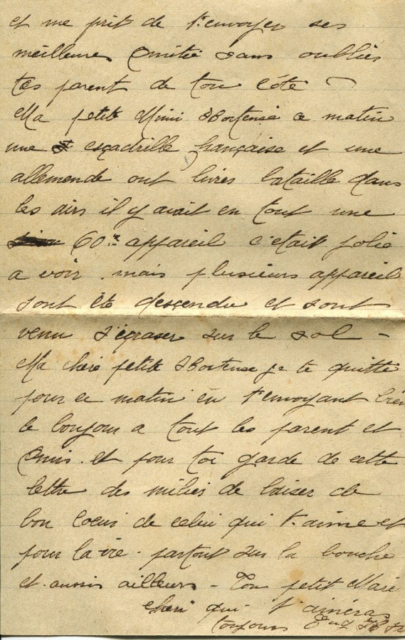 310 - 24 Mai 1917 - Lettre d'Eugène Felenc adressée à sa fiancée Hortense Faurite - Page 4.jpg