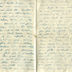 337 - 6 Juin 1917 - Lettre d'Eugène Felenc adressée à sa fiancée Hortense Faurite - Page 2 & 3.jpg