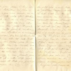 347 - 12 Juin 1917 - Lettre d'Eugène Felenc adressée à sa fiancée Hortense Fautire - Page 2 & 3.jpg