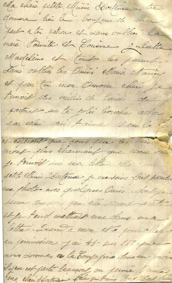 351 - 13 Juin 1917 - Lettre d'Eugène Felenc adressée à sa fiancée Hortense Fautire - Page 4.jpg