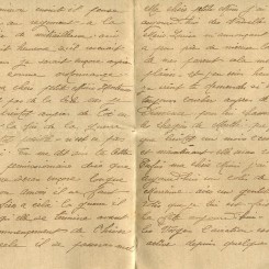 367 - 26 Juin 1917 - Lettre d'Eugène Felenc adressée à sa fiancée Hortense Fautire - Page 2 & 3.jpg