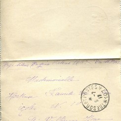 326 - Enveloppe adressée par Eugène Felenc à sa fiancée Hortense Fautire datée du 4 Juillet 1917.jpg
