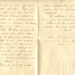 334 - Lettre d'Emile adressée à Hortense Fautire datée du 9 Juillet 1917 - Page 2.jpg