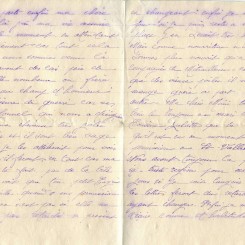 346 - Lettre d'Eugène Felenc adressée à sa fiancée Hortense Fautire datée du 15 Juillet 1917 - Page 2 & 3.jpg