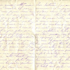 353 - Lettre d'un ami adressée à Hortense Faurite datée du 30 Juillet 1917 page 2 & 3.jpg
