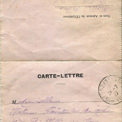 355 - Recto d'une carte-lettre de Eugène Felenq adressée à sa fiancée Hortense Fautire datée du 31 Juillet 1917.jpg