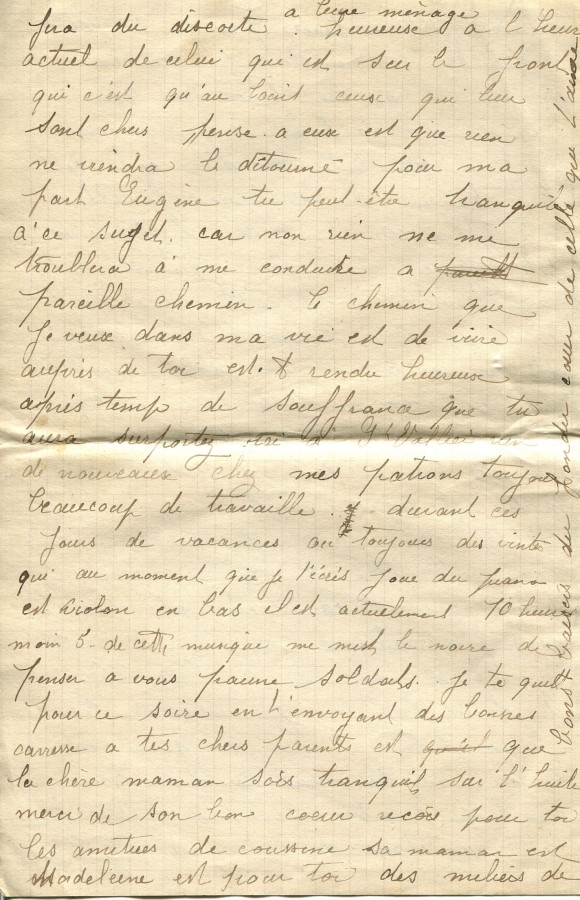 417 - 13 Septembre 1917 - Lettre d'Hortense Faurite adressée à son fiancée Eugène Felenc - Page 4.jpg