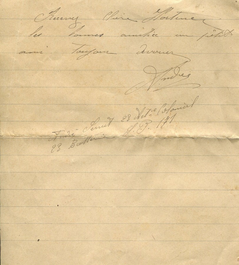 431 - 1 Octobre 1917 - Lettre d'un amie adressée à Hortense Faurite - Page 4.jpg
