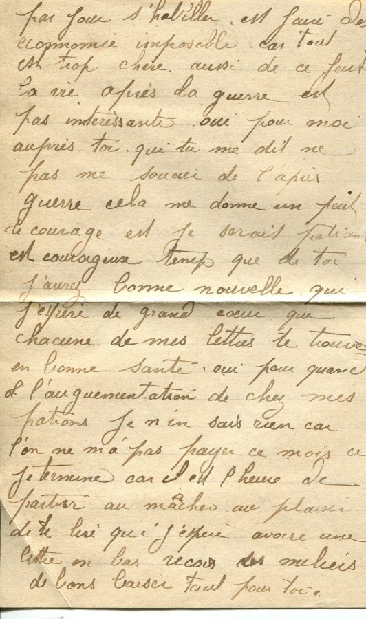 446 - 10 Octobre 1917 - Lettre d'Hortense Faurite à son fiancé Eugène Felenc - Page 4.jpg