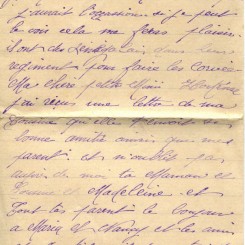 448 - 11 Octobre 1917 - Lettre d'Eugène Felenc adressée à sa fiancée Hortense Faurite - Page 2.jpg