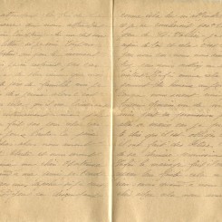 457 - 21 Octobre 1917 - Lettre d'Eugène Felenc adressée à sa fiancée Hortense Faurite - Page 2 & 3.jpg
