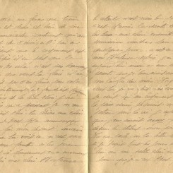 459 - 22  Octobre 1917 - Lettre d'Eugène Felenc adressée à sa fiancée Hortense Faurite - Page 2 & 3.jpg