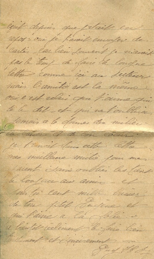 461 - 22 Octobre 1917 - Lettre d'Eugène Felenc adressée à sa fiancée Hortense Faurite - Page 4.jpg