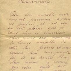466 - 7 Novembre 1917 - Lettre d'un ami adressée à Hortense Faurite - Page 1.jpg