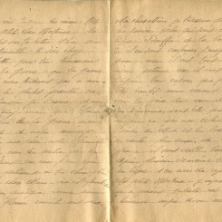 472 - 25 Novembre 1917 - Lettre d'Eugène Felenc adressée à sa fiancée Hortense Faurite - Page 2 & 3.jpg