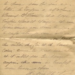 473 - 25 Novembre 1917 - Lettre d'Eugène Felenc adressée à sa fiancée Hortense Faurite - Page 4.jpg