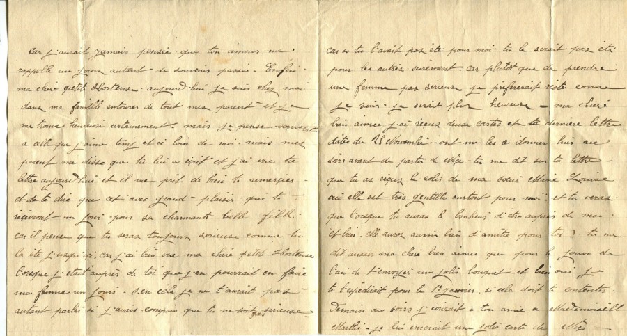 478 - 28 Novembre 1917 - Lettre d'Eugène Felenc adressée à sa fiancée Hortense Faurite - Page 2 & 3.jpg