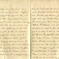 478 - 28 Novembre 1917 - Lettre d'Eugène Felenc adressée à sa fiancée Hortense Faurite - Page 2 & 3.jpg