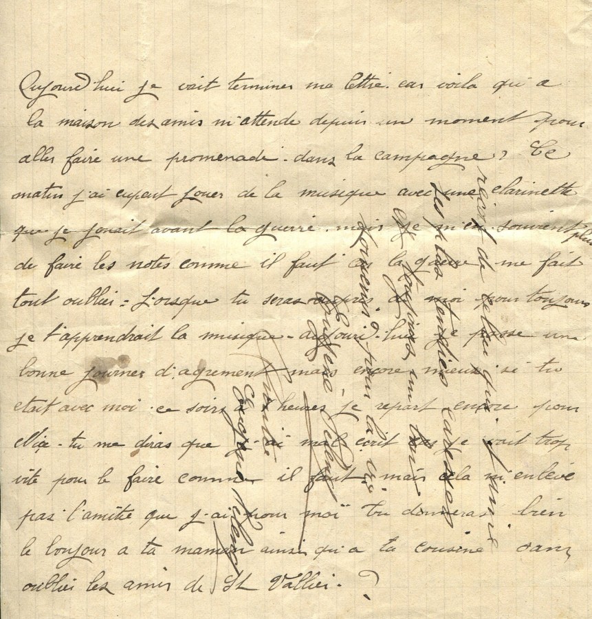 479 - 28 Novembre 1917 - Lettre d'Eugène Felenc adressée à sa fiancée Hortense Faurite - Page 4.jpg